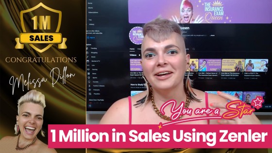 Zenler User: Melissa Mae Dillon's Course Creator Journey to $1 Million in Sales