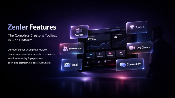 Zenler Features: The Complete Creator’s Toolbox in One Platform