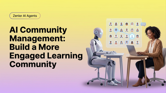 AI Community Management for Learning Communities