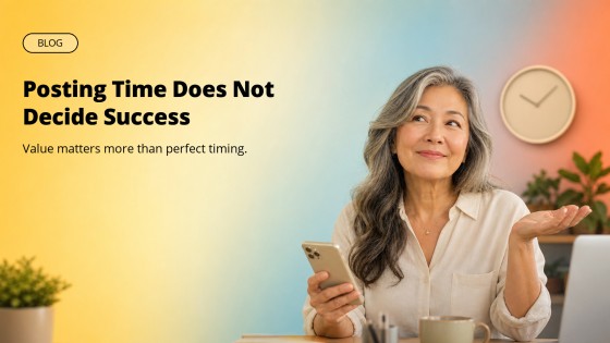 Posting Time Does Not Decide Success