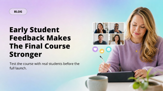 Early Student Feedback Makes The Final Course Stronger