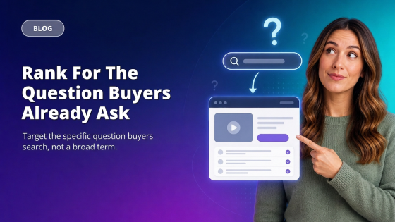 Rank For The Question Buyers Already Ask