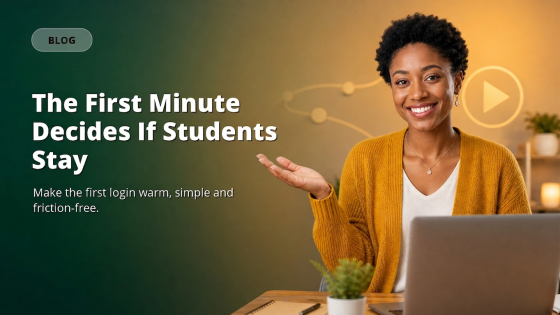 The First Minute Decides If Students Stay