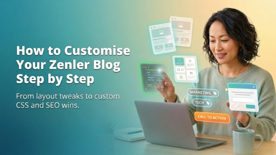 How to Customise Your Zenler Blog