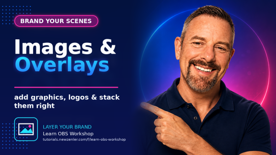 How to Add Images and Overlays in OBS Studio