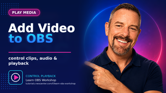 How to Add Video to OBS Studio and Control Playback