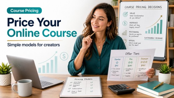 How to Price an Online Course: Simple Models for Coaches and Creators