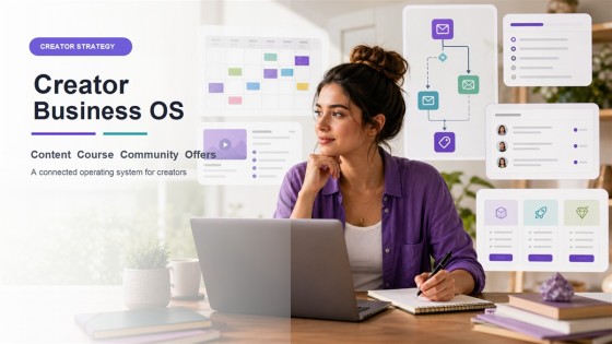 The Creator Business Operating System: Content, Course, Community, and Offers