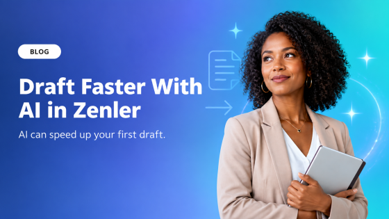 Draft Faster With AI in Zenler