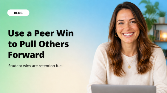 Use a Peer Win to Pull Others Forward