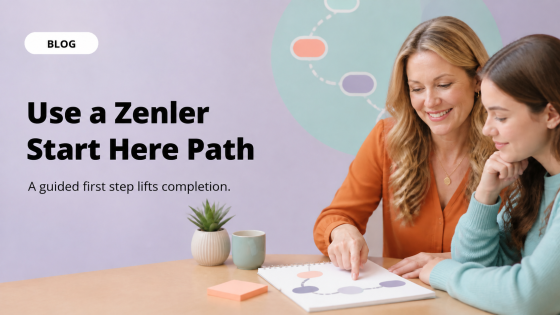 Use a Zenler Start Here Path