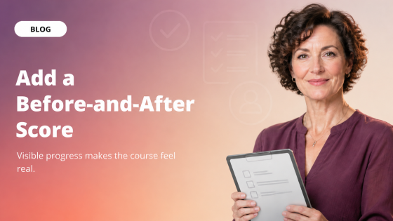 Add a Before-and-After Score