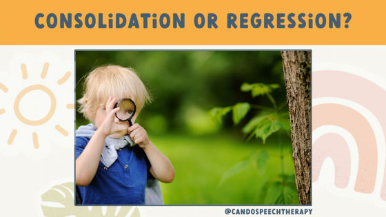 Consolidation or Regression