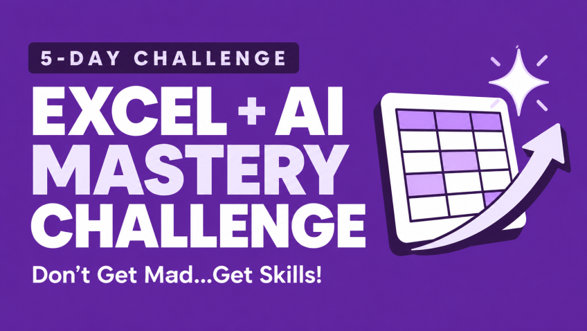 Excel + AI Mastery Challenge course artwork