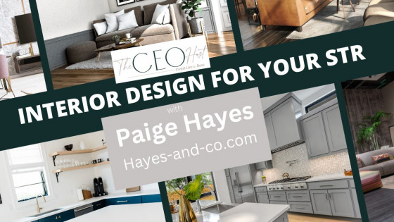 Interior Design for STR with Paige Hayes