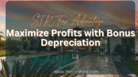 How Bonus Depreciation in the New Tax Bill Impacts STR Investments