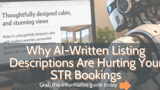 Why AI-Written Listing Descriptions Are Hurting Your STR Bookings