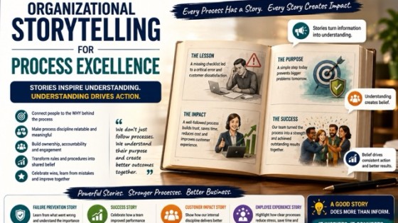 Organizational Storytelling for Process Excellence