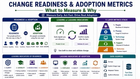 Change Readiness & Adoption Metrics: What to Measure & Why