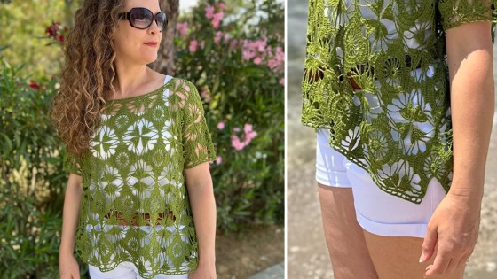 Cartwheels & Clovers Crochet Top Recipe