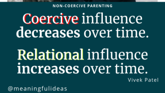 Coercive influence decreases over time. Relational influence increases over time