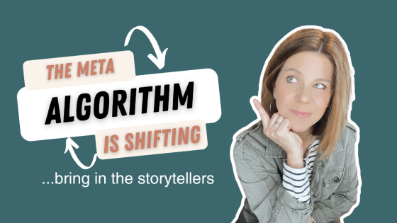 The Algorithm is Shifting...Bring in the Storytellers