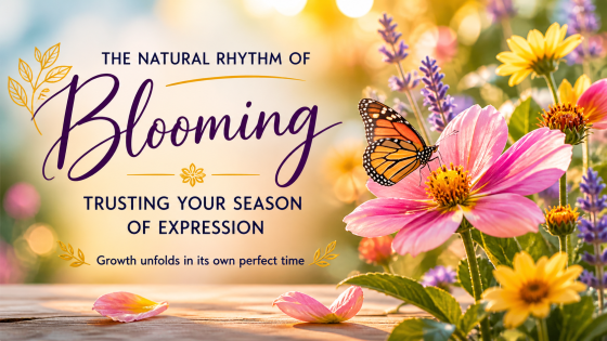 The Natural Rhythm of Blooming: Trusting Your Season of Expression