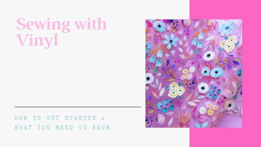 Lets talk about sewing with Vinyl