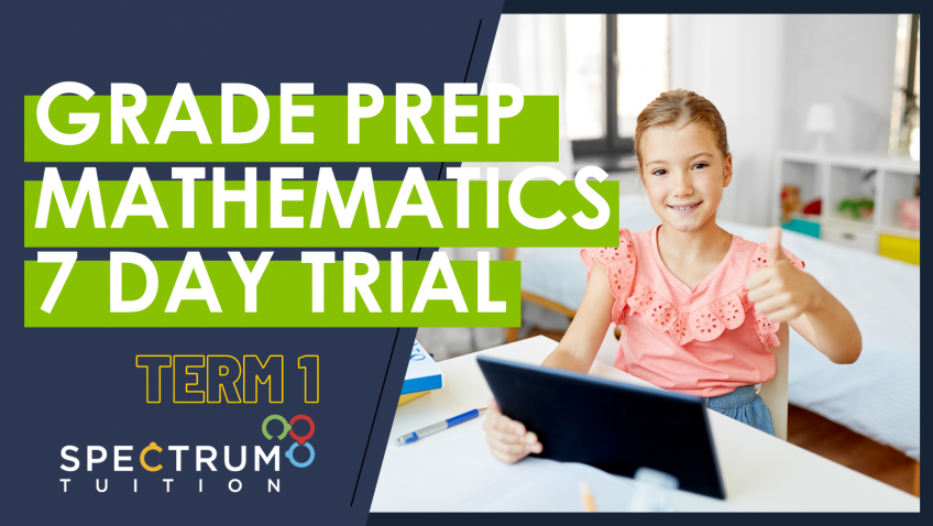 Grade Prep Mathematics Term 1 - 7 Day Trial