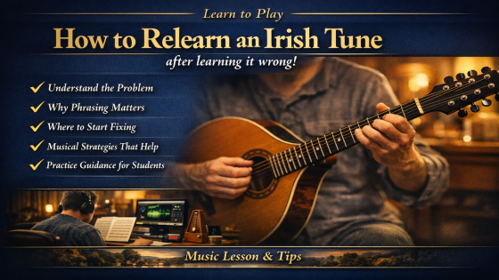 How to Relearn an Irish Tune Correctly After Learning It Wrong!