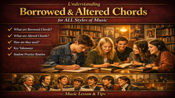 Borrowed Chords and Altered Chords Explained for Music Theory Students