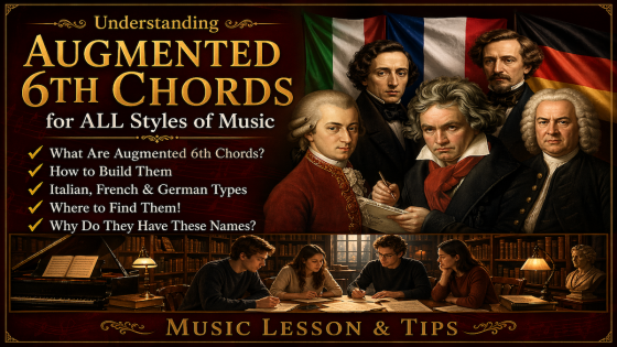 Augmented Sixth Chords Explained: Italian, French and German Chords in Music
