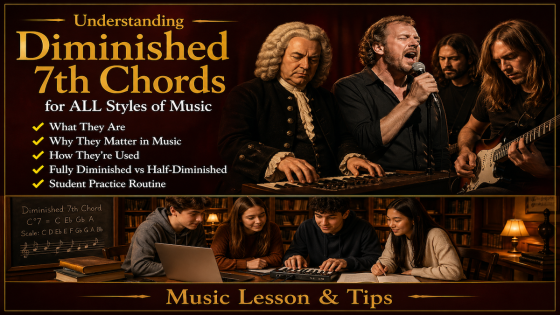 Diminished Seventh Chords Explained: Music Theory Guide