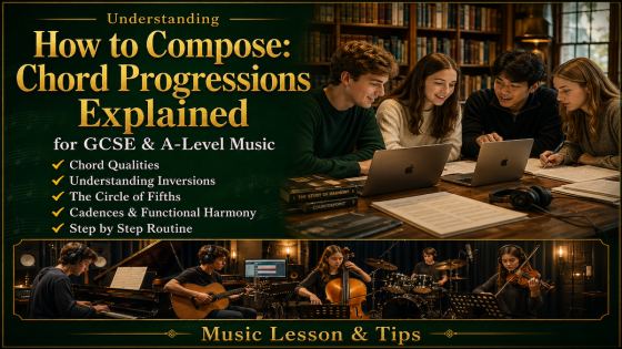 Chord Progressions Explained for GCSE & A-Level Music Composition