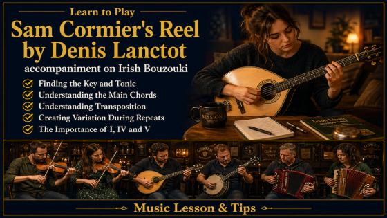 Accompanying Sam Cormier’s Reel on Irish Bouzouki