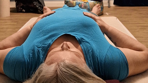 Andningstips - vilande andning på rygg