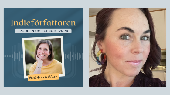 Full kreativ kontroll och glädjen i att utvecklas - författaren Linda Andersson om sin egenutgivning