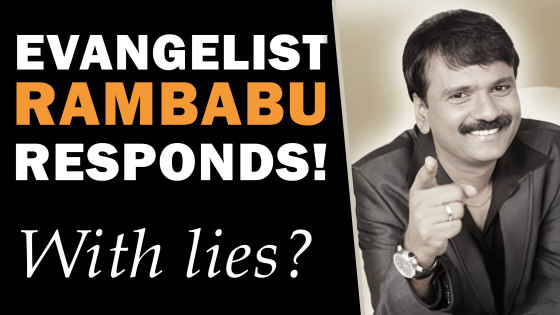 Evangelist Rambabu: Are His Words of Knowledge Really From God?