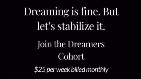 Don't Rush - File the Extension & Join The Dreamers Cohort