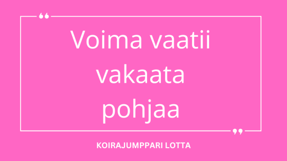 Jumppaaja, asento!