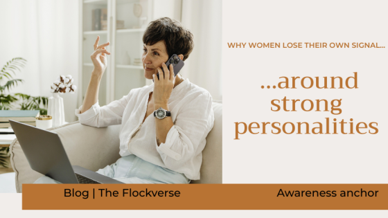 Why women lose their own signal...