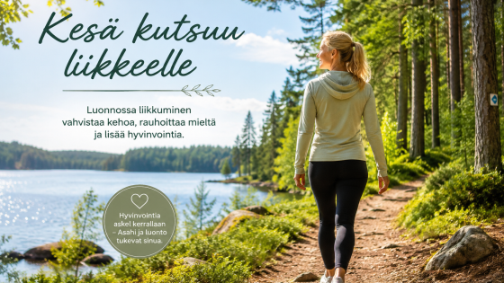 Kesä kutsuu liikkeelle – luonnossa liikkuen kohti parempaa hyvinvointia