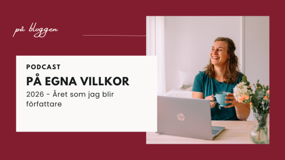 2026 - Året då jag blir författare.