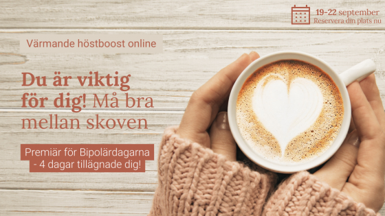 Värmande Höstboost - Bipolärdagarna 2022
