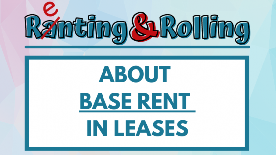 About Base Rent in Leases
