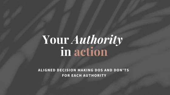 Authority in Action