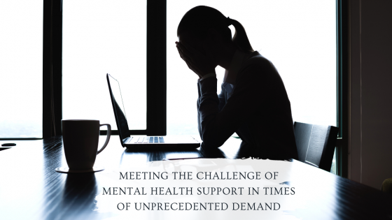 Meeting the Challenge of Mental Health Support in Times of Unprecedented Demand