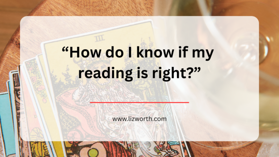 “How do I know if my reading is right?”