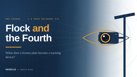 New Course: Flock Cameras and the Fourth Amendment