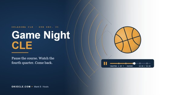 The Thunder Are Back: Fit Your Oklahoma CLE Around Game Night